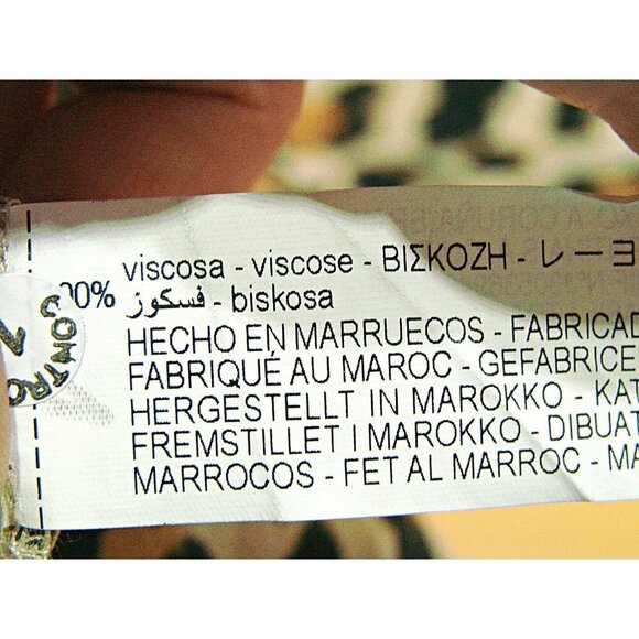 Zara Womens Long Sleeve Collared Button Up Shirt Leopard Print Size X-Small - XS - Picture 9 of 10